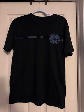 Dutch Bros Black Short Sleeve Tee with Blue 'Always Stoked' Logo